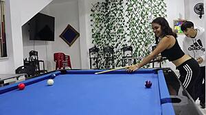 Perverted Stepbro Teaches Latina Stepsis Billar to FUCK Her VAGINA