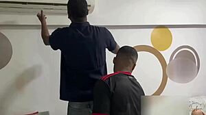 I paid for repairs with hot gangbang sex!