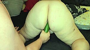 Milf Gagging Hard on Cock While Showing Off Big Ass