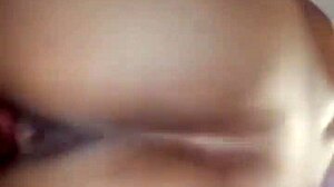 Young couple swaps wives for a wild amateur fucking session in the bedroom.