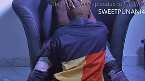 Stepbro reads while I suck his huge cock with wild play