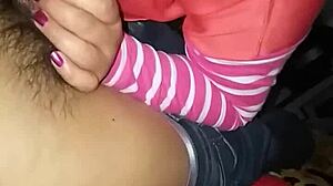 Moni delivers an intense oral session in her last steamy performance.