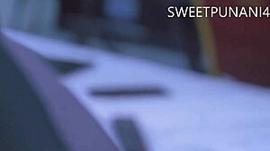 Stepbro reads while I suck his huge cock with wild play