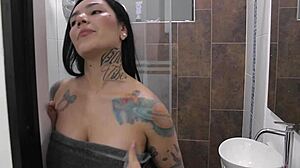 Horny threesome banging my wife and stepmother. Felipe Skull leads part 1!