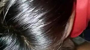 Moni delivers an intense oral session in her last steamy performance.