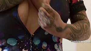 Busty Girl Crushes on Curvier Courier