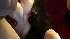 Blowjob Leads To Facial Cumshot Running On My Face With Big Tits.