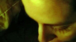 hot amateur gags on blowjob and gets throat choked