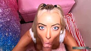 Busty blonde Linzee Ryder confesses, I’ve wanted this dark fantasy with you forever