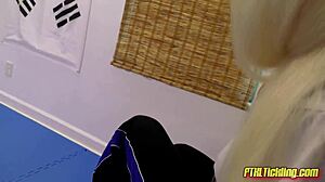 Master dominates lesbian foot worship with intense licking and maledom control