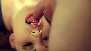 she's got a real knack for those cumshots, sucking and swallowing like a pro