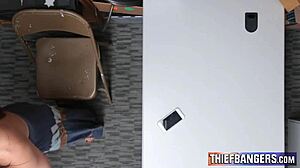 shoplifter teen avi love takes anal from officer's cock