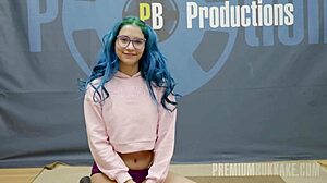 premium bukkake with min galilea, inter gokkun blowjobs, cumshots, swallow facials 😍