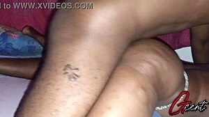 Authentic homemade amateur video from Nigeria with slow emotional music.