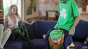 Kyler Quinn and Scarlet Skies in Leprechaun Boner Fun