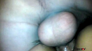 Oops, wrong hole, sorry babe, you know me, don't bend over like that, painful anal homemade Mexican porno