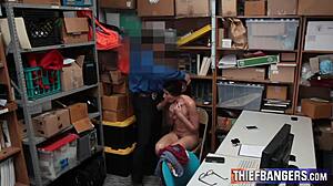 shoplifter teen avi love takes anal from officer's cock