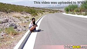 Tattooed Milf Hitchhiker Gets Rough Fucked by Horny Dude After Pickup!
