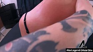 Alex Legend Drills Lily Lane’s Hairy Slit Hard