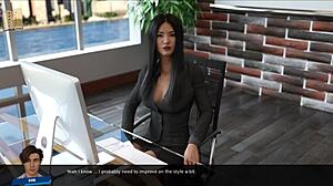 Intriguing High-Rise Climb 8 With Curvy 3D Figures.