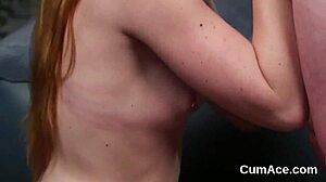 Peculiar Peach Receives Sperm Load on Face and Gulps Semen