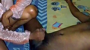 Massage turns wild with neighbor’s skinny sist!