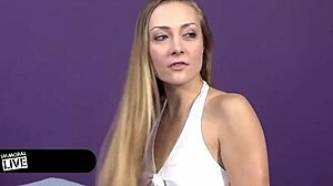 Sadie Blair's southern orgasm hits hard while squirting on camera