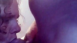 Stacy endures amateur blowjob shame before bedroom pussy creampie