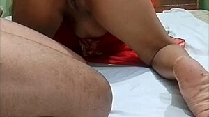 slutty desi maid bent over in doggystyle, owner fucks her huge pussy hard