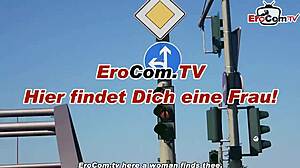 Plump German teen housewife lured into unprotected sex encounter