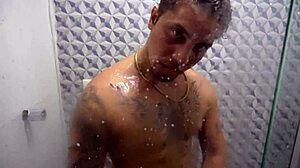 Invited the naughty girl for a shower and pounded her hard! 😈