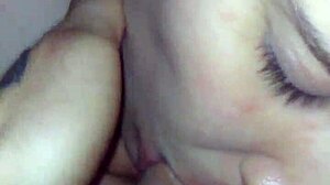 intense blowjob from a mature woman sucking hard on my cock.