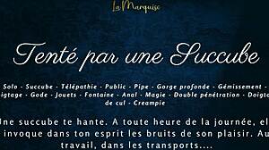 i got tented by a succubus in public with dirty french talk and anal