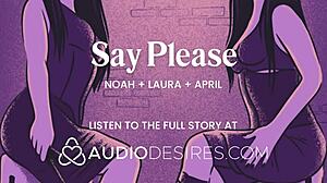 Femdom Disciplines Submissive Boyfriend: Give Us an Orgasm If You Want to Cum, Real Amateur Couple Threesome