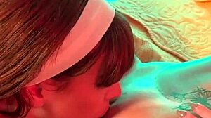 Maid Gets Horny Feeling Boss's Daughter's Pussy