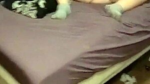 Milf Strips Bra Off for Big Nipples and Intense Cumming Session