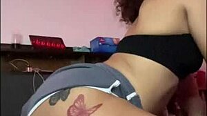 i got horny stretching my pussy with a dildo