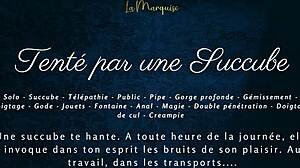 i got tented by a succubus in public with dirty french talk and anal