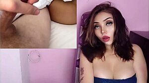 violet myers wakes up for pov masturbation and creampie orgasm