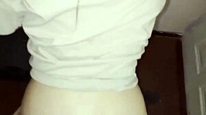 real amateur sex tape at home, fat ass bent over without condom. intriguing doggystyle action!