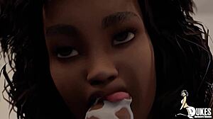 Frisky coeds are getting screwed by a black guy in various positions