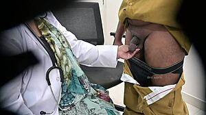 Indian Lady Doctor Caught on Hidden Cam Satisfying Desires with Local Patient