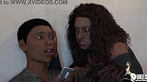 Frisky coeds are getting screwed by a black guy in various positions