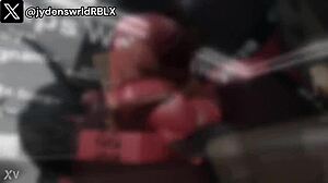 Succubus takes a hard cock deep inside a condo setting.