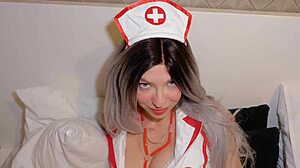 big boobs gf in nurse costume gets wild with me, so hot! 🔥