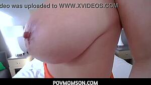 Tanned Latina Couple In Homemade Missionary Fuck With Tan Lines And Big Tits