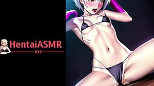 Hentai spider girl reaches intense orgasm in anime journey