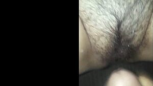 Amateur crossdresser fucks hairy beaver outdoors at friends' party