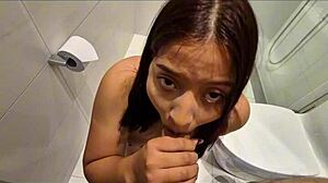 mi cuñada bathing, tempting me to join for latina fun