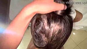 POV secret: Brunette teen couple, endless sucking and blowjob action all day